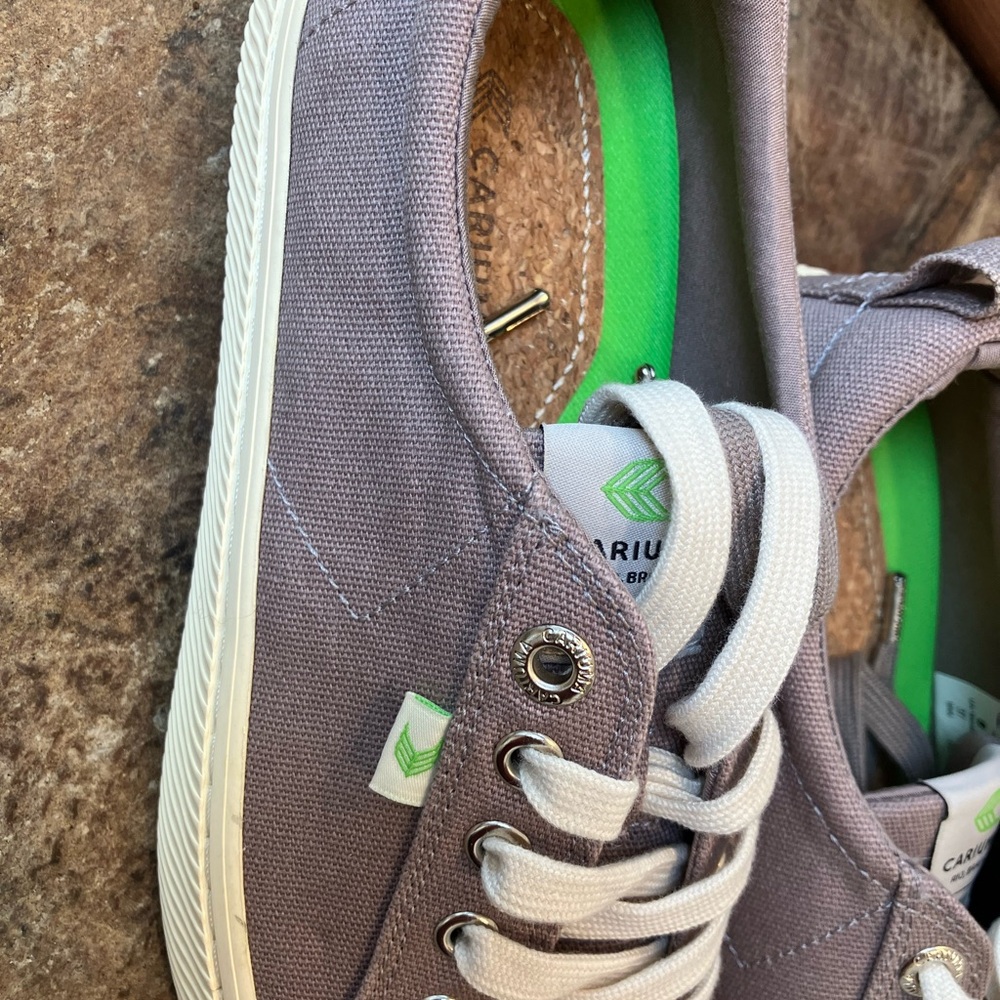Cariuma Taupe Canvas Sneakers - Picture 7 of 13